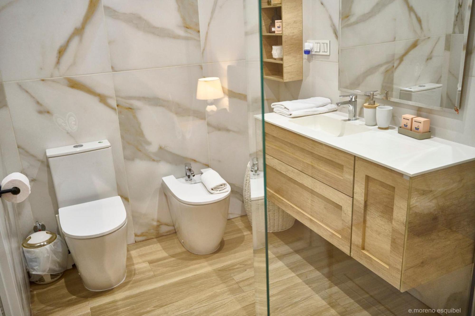 Apartamento Nuevo Lujoso Suites Centro Bilbao Wifi ,Parking Gratis Eksteriør bilde